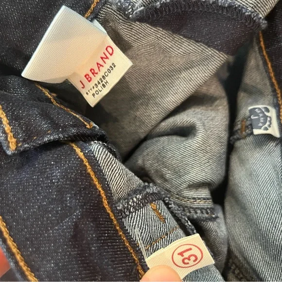 J Brand Mama J Side Panel Skinny Dark Denim Stretch Jeans Maternity 31 - Picture 5 of 6